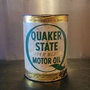 Vintage Quaker State superblend oil